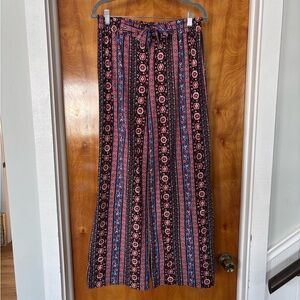 Joe Benbasset Pink and Blue Patterned Pants